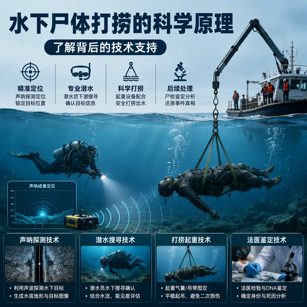 盐城水下尸体打捞的科学原理，了解背后的技术支持
